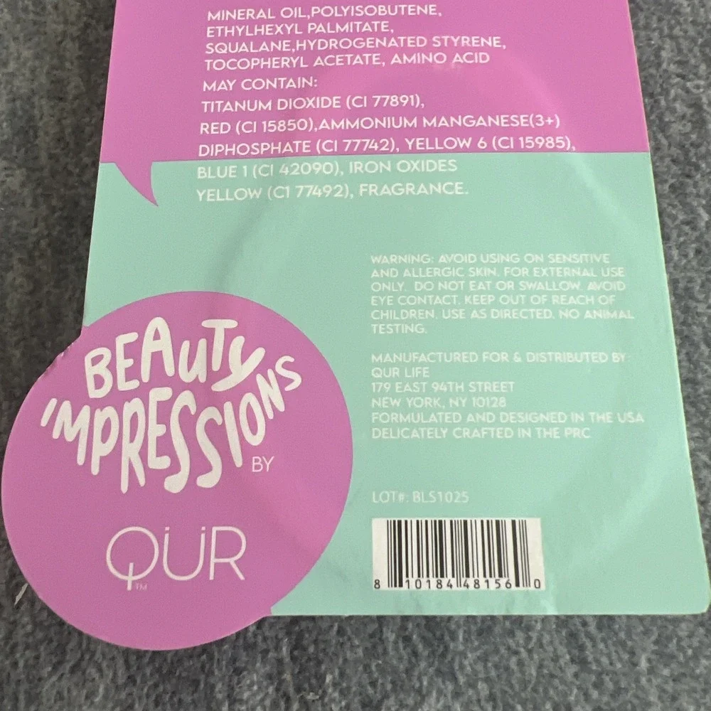 Beauty Impressions Nourishing Lip Balm Berries & Cream Viral TikTok Squalane New